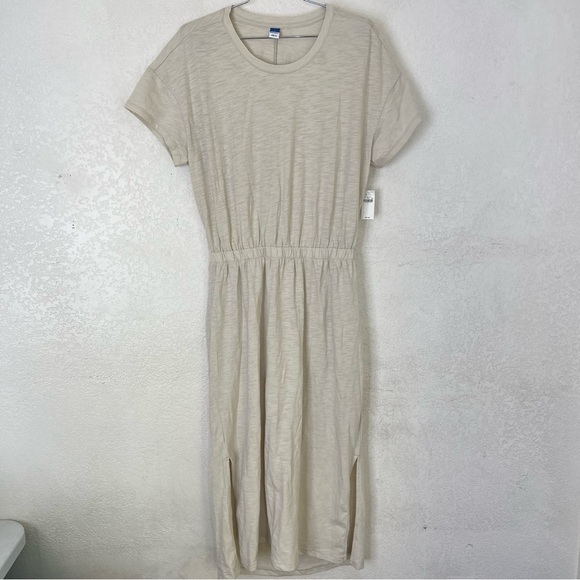 Old Navy Cream Midi Dress - Picture 6 of 6